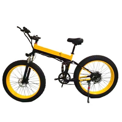 26 Inch Full Suspension Folding EBike